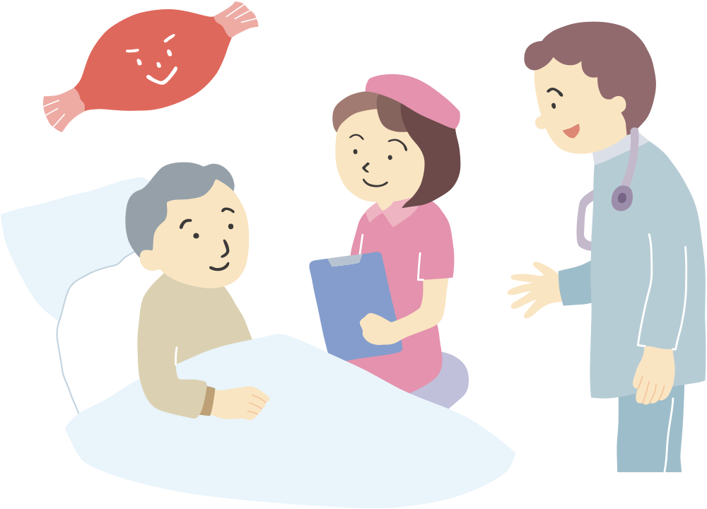 イラスト：手術後のイメージ